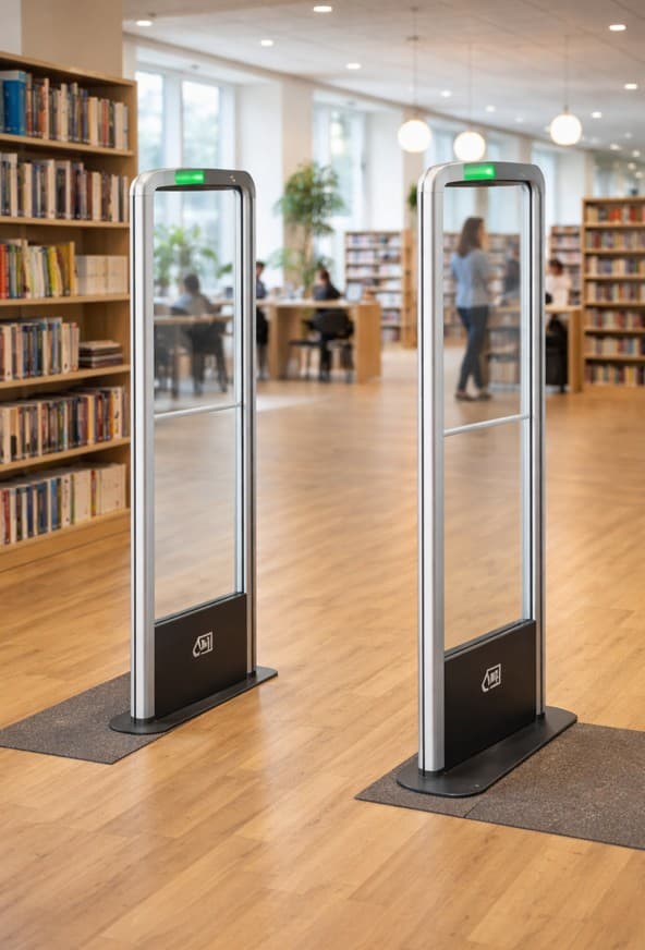 RFID etiketleme ve kütüphane giriş kapısı
