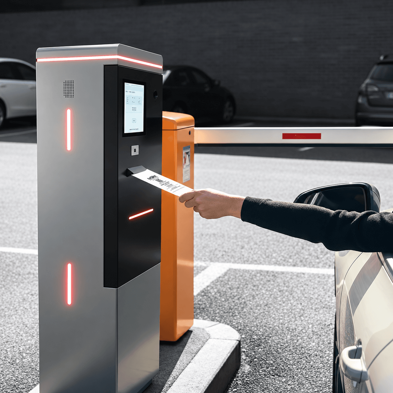 Otopark insansız ödeme kiosku ödeme adımları